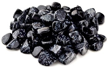 1 Lb Snow Flake Obsidian tumbled (image for) 1 Lb Snow Flake Obsidian tumbled