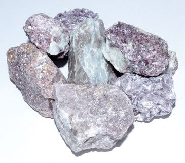 1 lb Lepidolite untumbled stones (image for) 1 lb Lepidolite untumbled stones