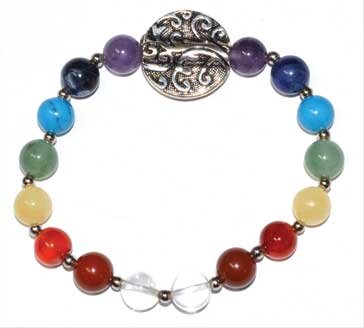 (image for) 8mm 7 Chakra Flower