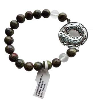 8mm Dragon Bloodstone / Dragon (image for) 8mm Dragon Bloodstone / Dragon