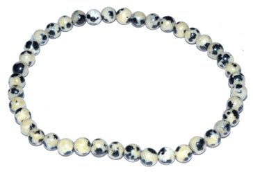 4mm Dalmation stretch bracelet (image for) 4mm Dalmation stretch bracelet