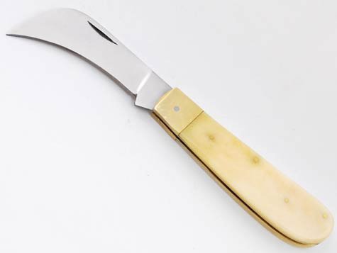 Boline 7" white bone (image for) Boline 7" white bone