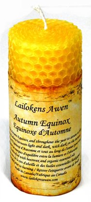 4" Autumn Equanox Altar Lailokens Awen candle (image for) 4" Autumn Equanox Altar Lailokens Awen candle
