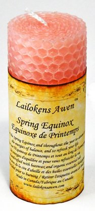 4" Spring Equanox Altar Lailokens Awen candle (image for) 4" Spring Equanox Altar Lailokens Awen candle