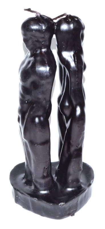 7" Black Separation candle (image for) 7" Black Separation candle