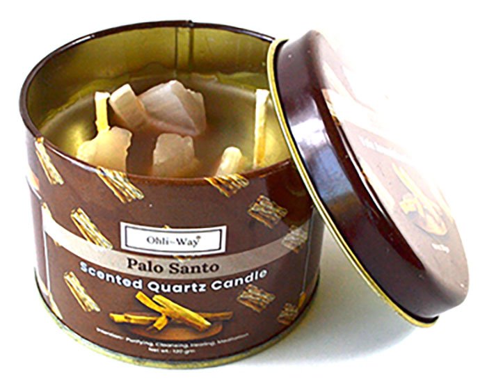 Holywood (Palo Santo) quartz tin candle (image for) Holywood (Palo Santo) quartz tin candle