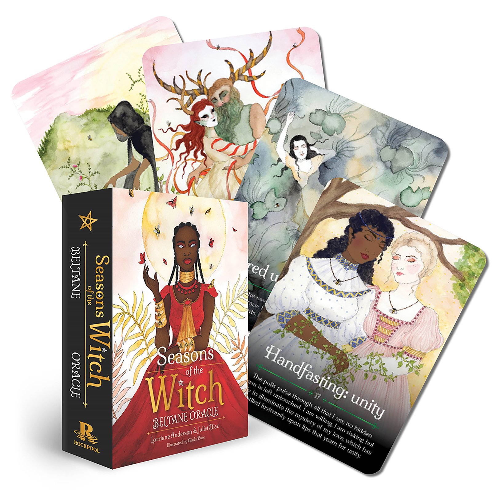 (image for) Season of the Witch Beltane oracle by Anderson & Diaz