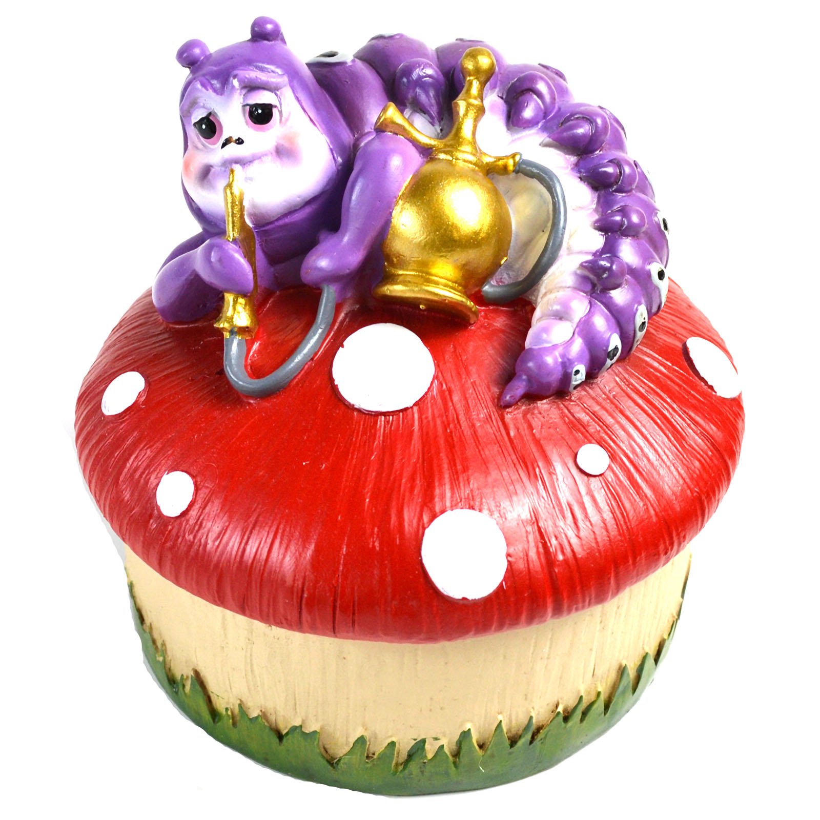 (image for) 4" dia Caterpillar Alice Mushroom box