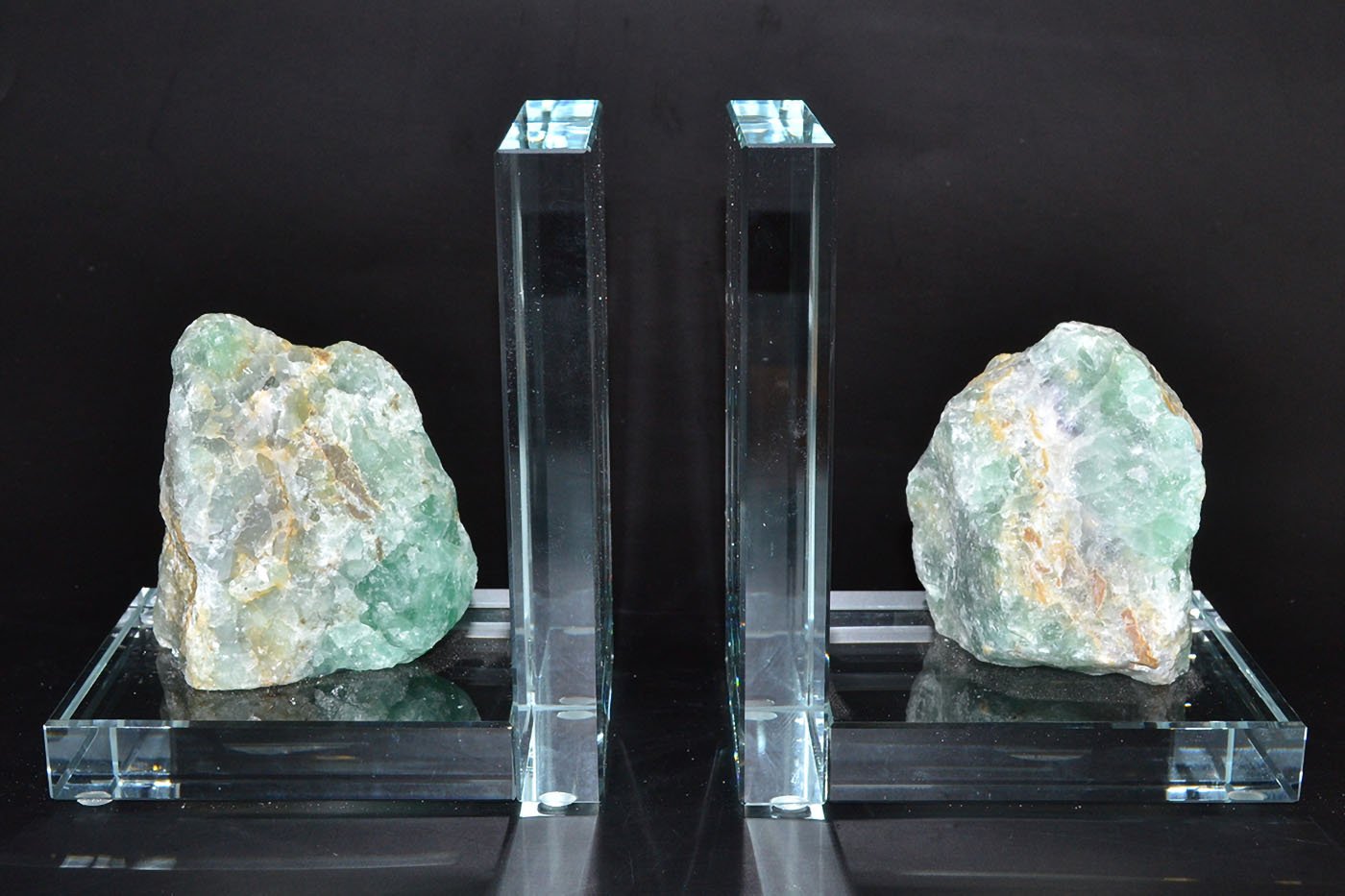 (set of 2) Fluorite book ends (image for) (set of 2) Fluorite book ends
