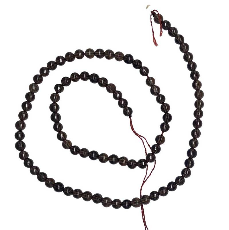4mm Smoky Quartz beads (image for) 4mm Smoky Quartz beads