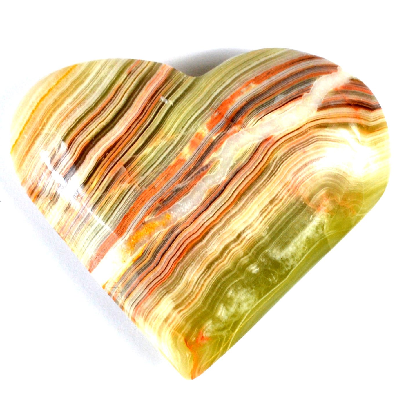 3" Green Onyx heart (image for) 3" Green Onyx heart