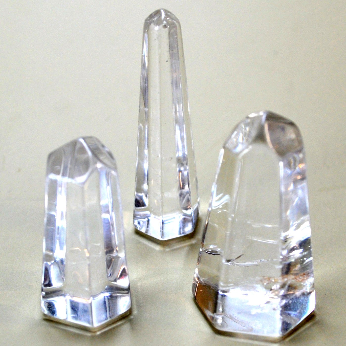 1"- 1.5" Quartz obelisk (image for) 1"- 1.5" Quartz obelisk