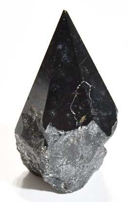 Black Tourmaline top polished point (image for) Black Tourmaline top polished point