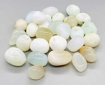 (image for) 1 lb Jade, Jungle tumbled stones