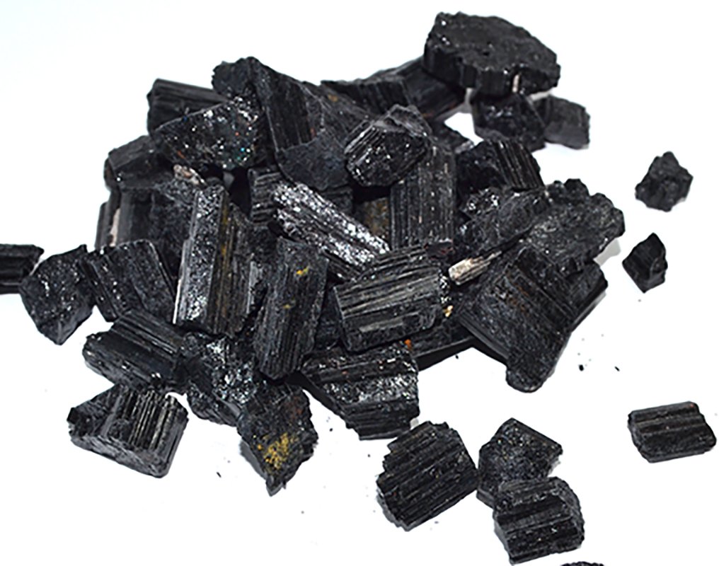(image for) 1 lb Tourmaline, Black untumbled stones