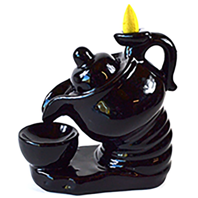 6" Tea Pot backflow burner (image for) 6" Tea Pot backflow burner