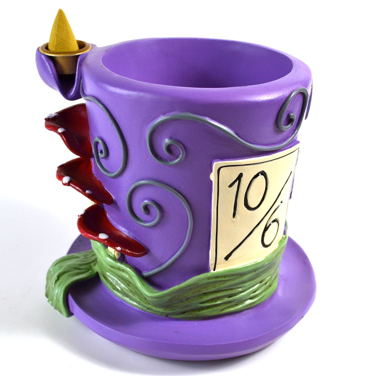 4 3/4"Mad Hatter backflow incense burner (image for) 4 3/4"Mad Hatter backflow incense burner
