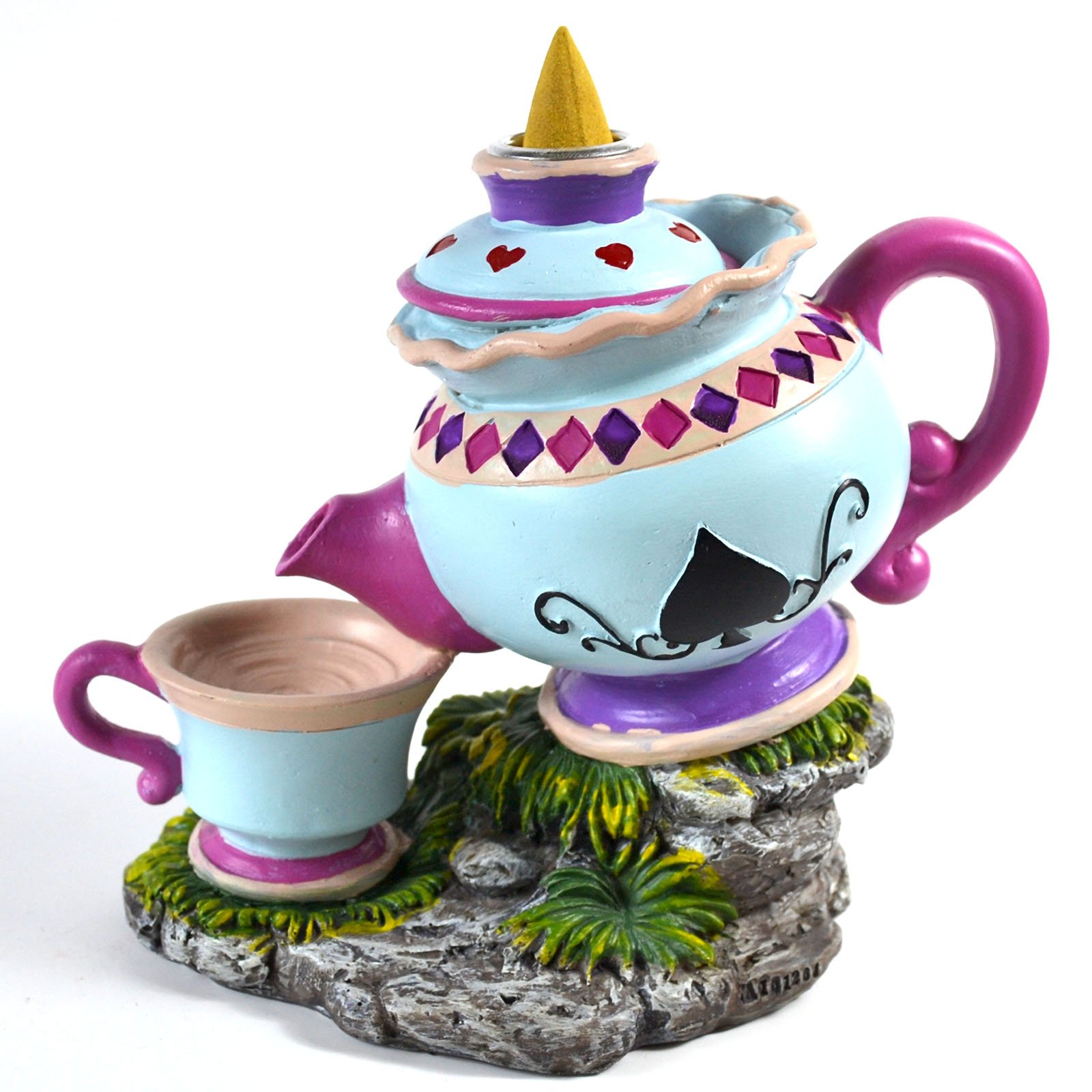 5" Alice Tea Pot backflow incense burner (image for) 5" Alice Tea Pot backflow incense burner