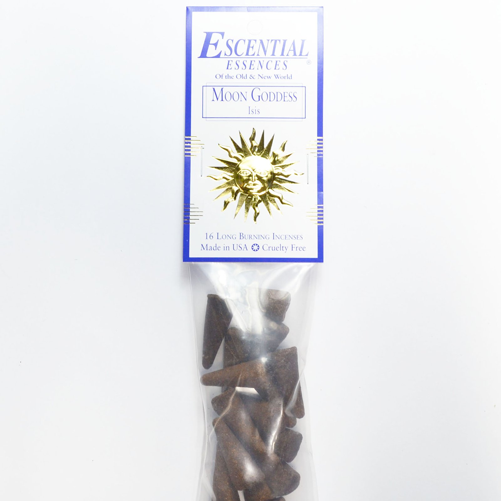 16/pk Moon Goddess escential essences incense cones (image for) 16/pk Moon Goddess escential essences incense cones
