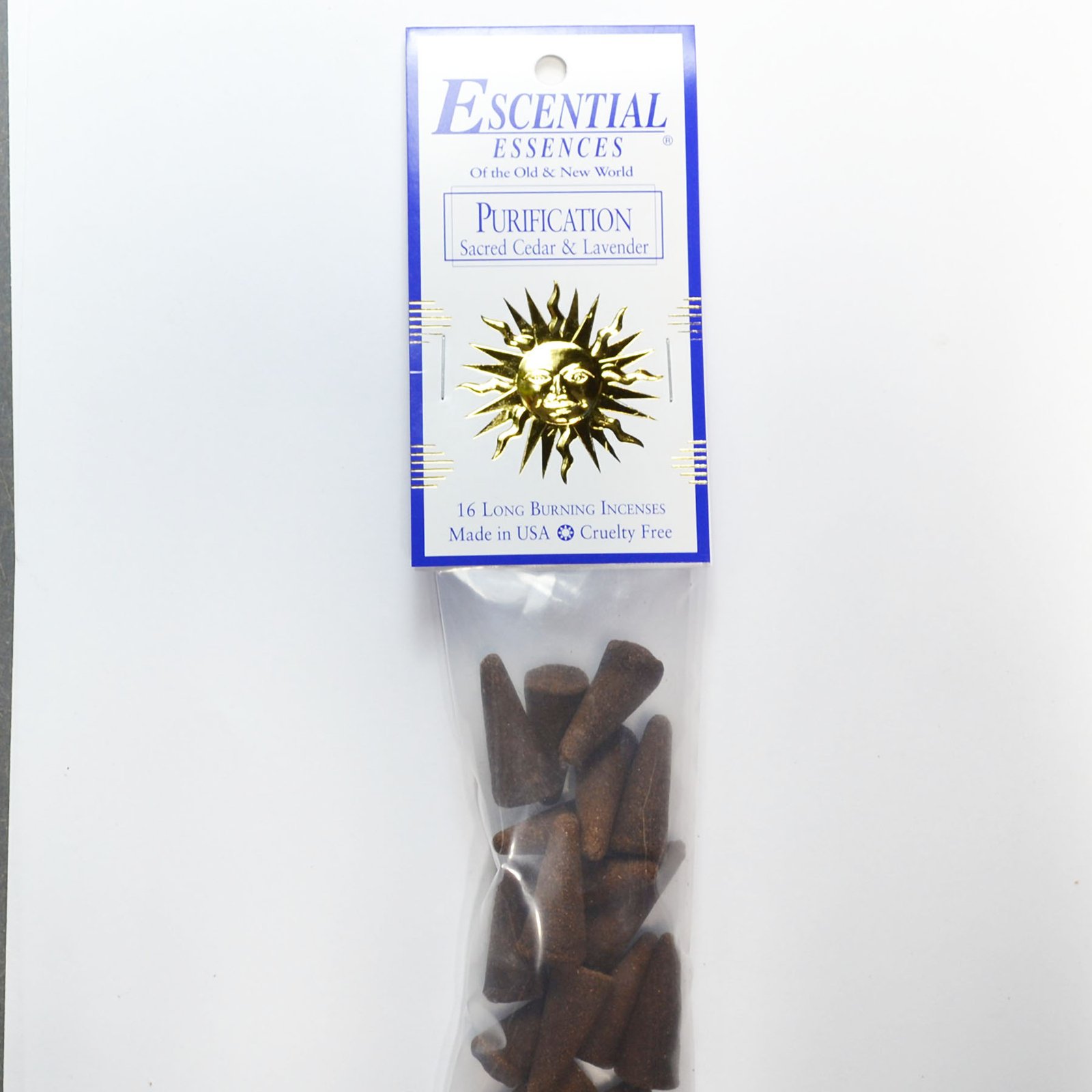 16/pk Purification escential essences incense cones (image for) 16/pk Purification escential essences incense cones