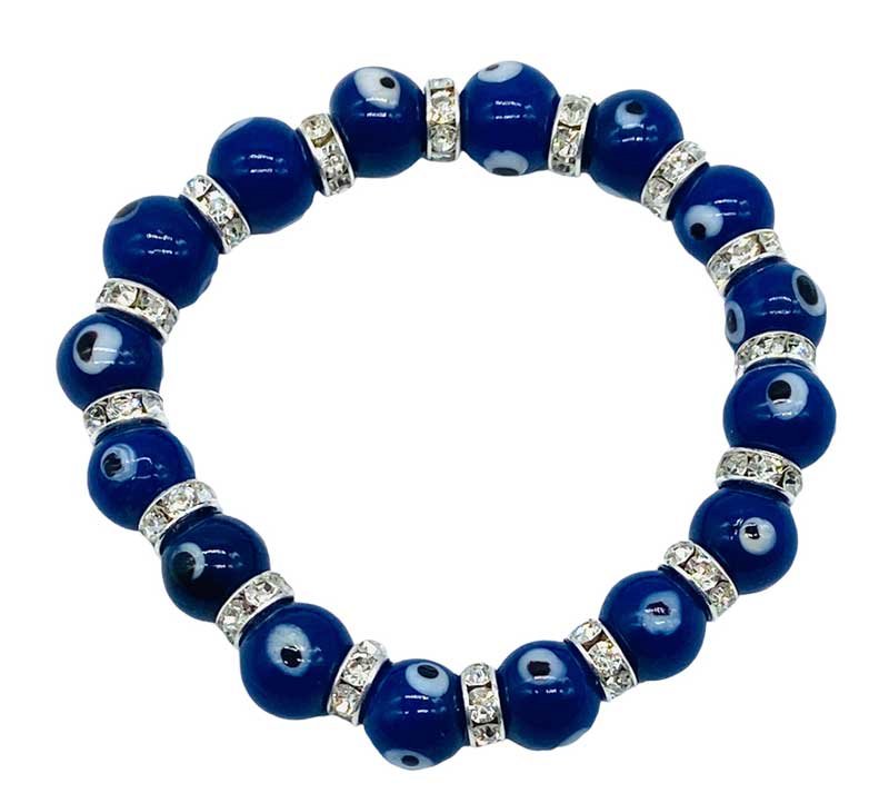 8mm Evil Eye, Blue bracelet (image for) 8mm Evil Eye, Blue bracelet