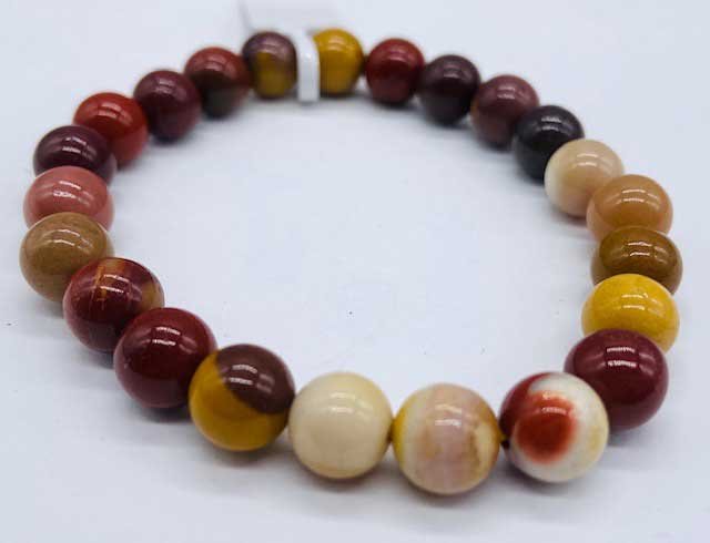 8mm Mookaite bracelet (image for) 8mm Mookaite bracelet