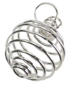 (set of 24) 3/4" Silver Plated coil (image for) (set of 24) 3/4" Silver Plated coil