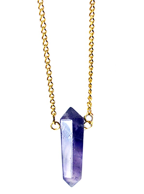(image for) Amethyst double terminated W/ chain