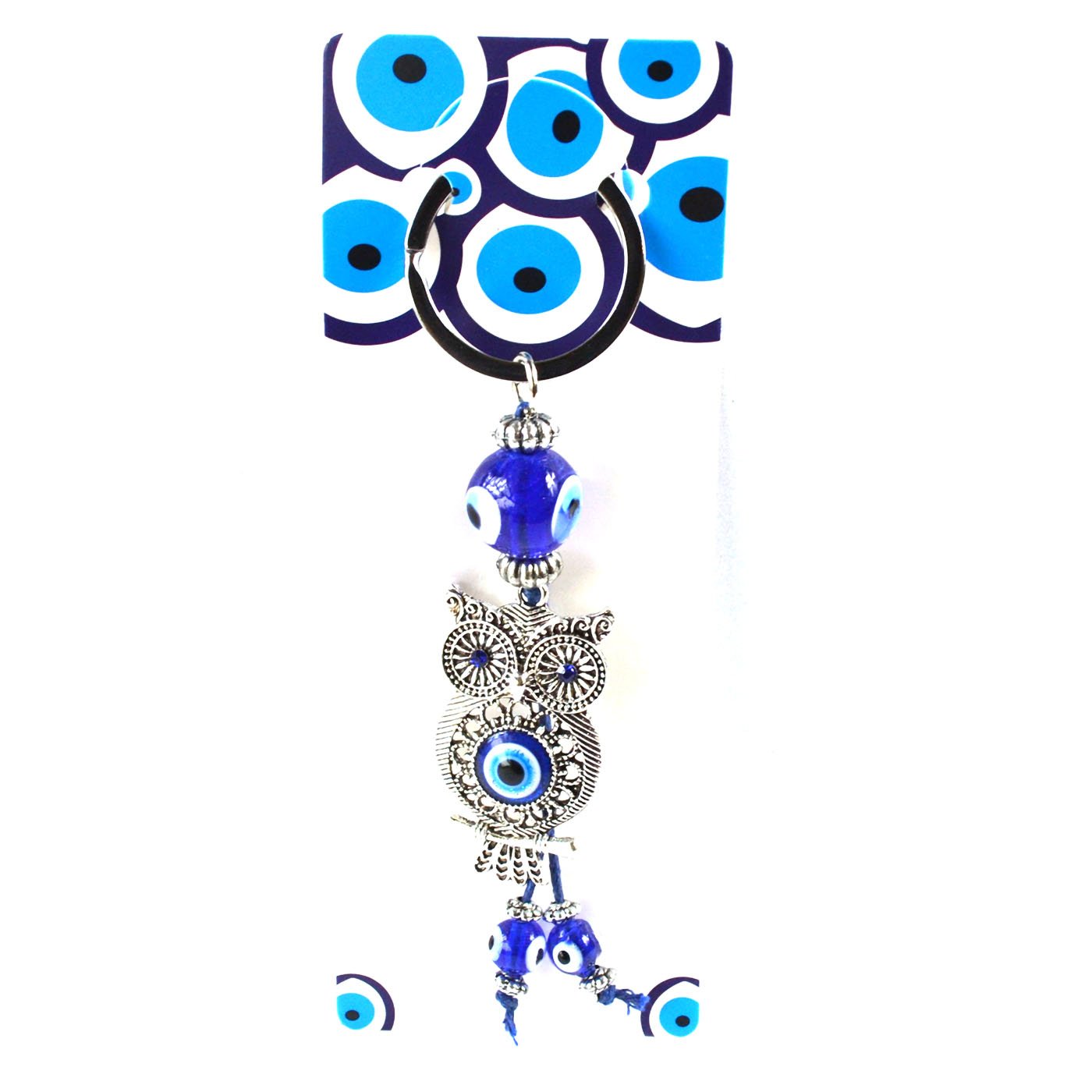 Owl evil eye keychain (image for) Owl evil eye keychain