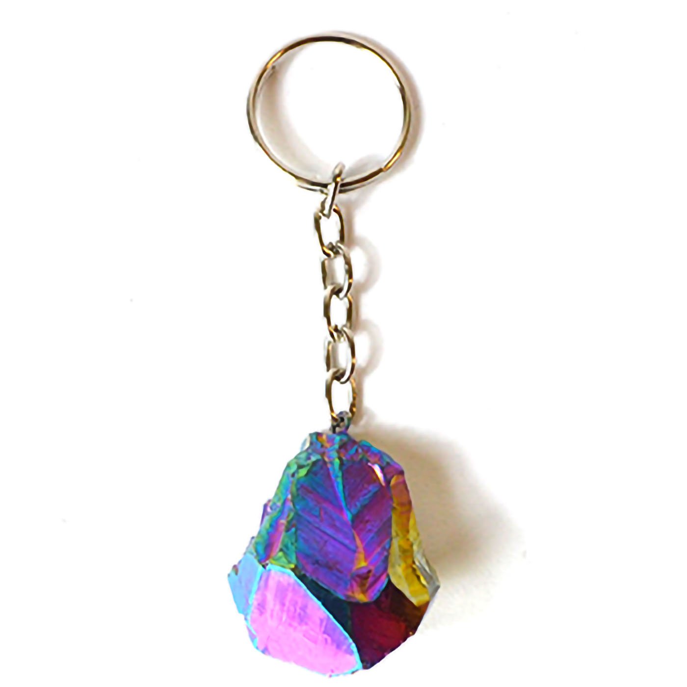 Amethyst (plated rainbow) keychain (image for) Amethyst (plated rainbow) keychain