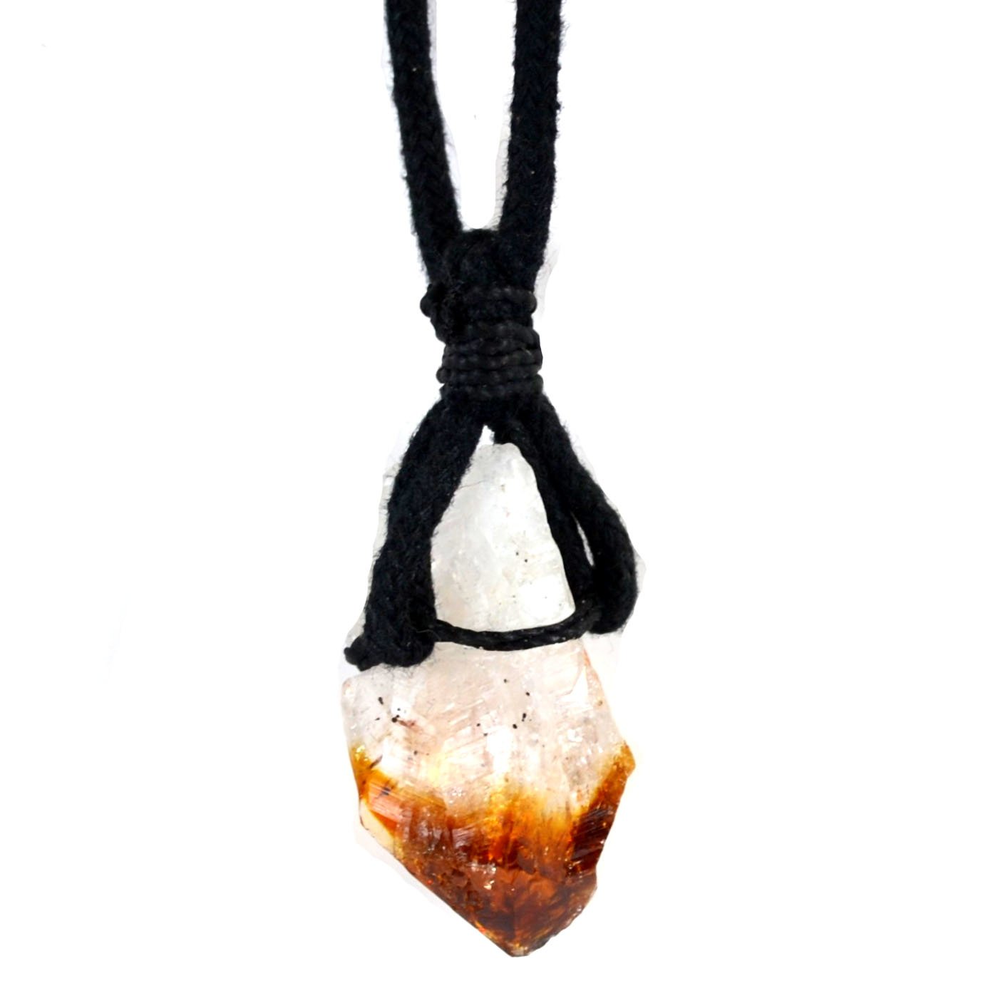 Citrine W/ cord necklace (image for) Citrine W/ cord necklace