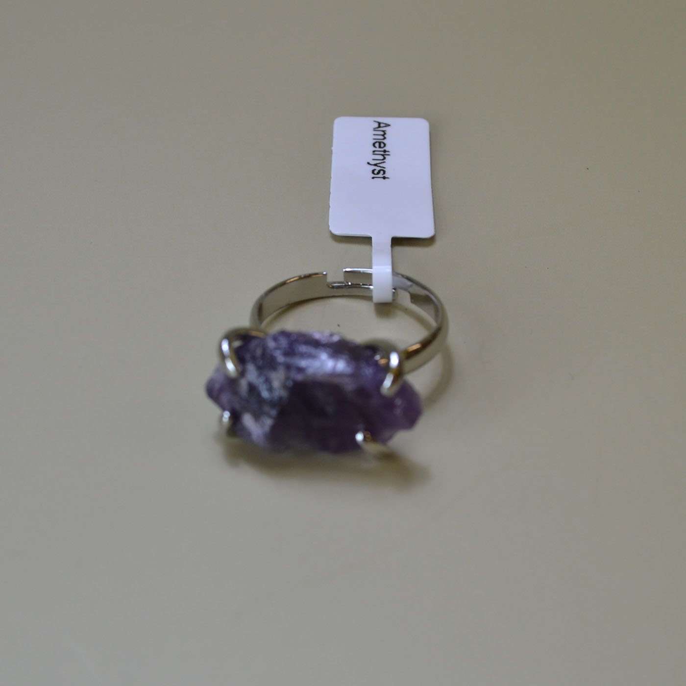 Amethyst adjustable ring (image for) Amethyst adjustable ring