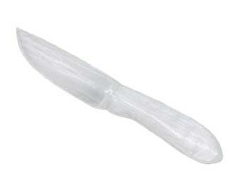 7 1/2" Selenite athame (image for) 7 1/2" Selenite athame
